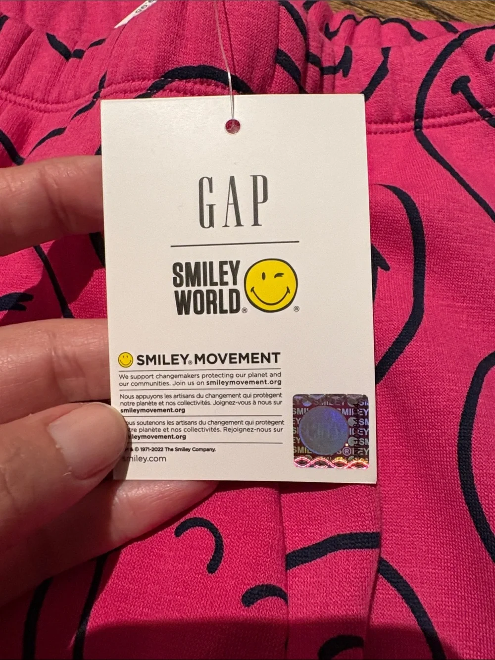 Gap kids x Smiley world cozy lined leggings